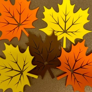 Posavasos hojas de árbol